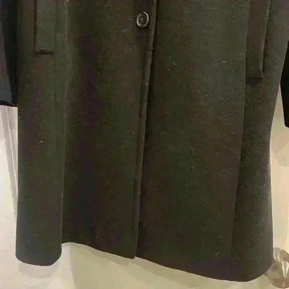 Larry Levine Design Lambswool & Cashmere Peacoat - Picture 5 of 10